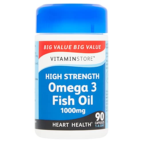 High Strength Omega 3 Fish Oil 1000mg Capsules