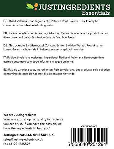 JustIngredients Valerian Root Powder, 500g