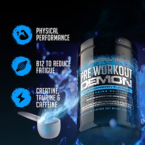 Demon Pre-Workout Energy Powder - Blue Raspberry