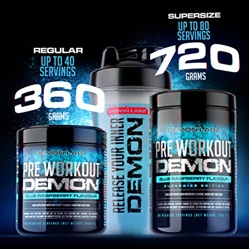 Demon Pre-Workout Energy Powder - Blue Raspberry
