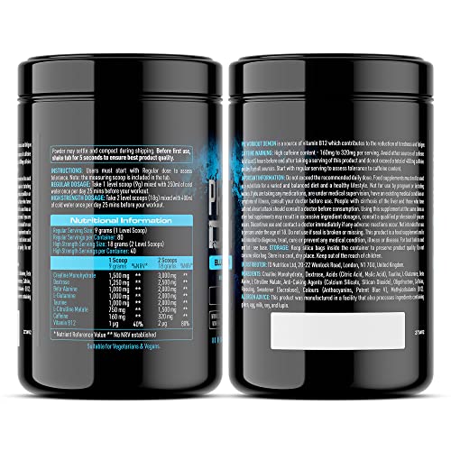 Demon Pre-Workout Energy Powder - Blue Raspberry