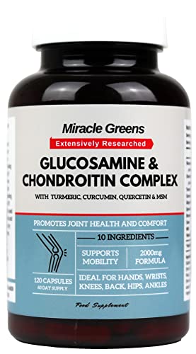 Glucosamine & Chondroitin Complex with Turmeric – 120 Capsules