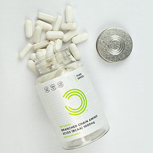 Pure BCAA Amino Acids, 1000 mg, 100 Tablets