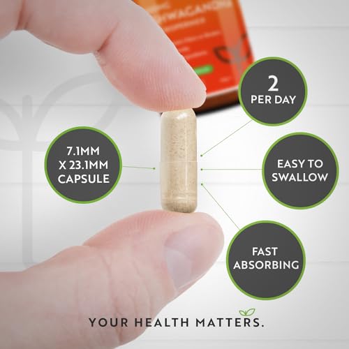 High Strength Vegan Ashwagandha 1100mg Capsules