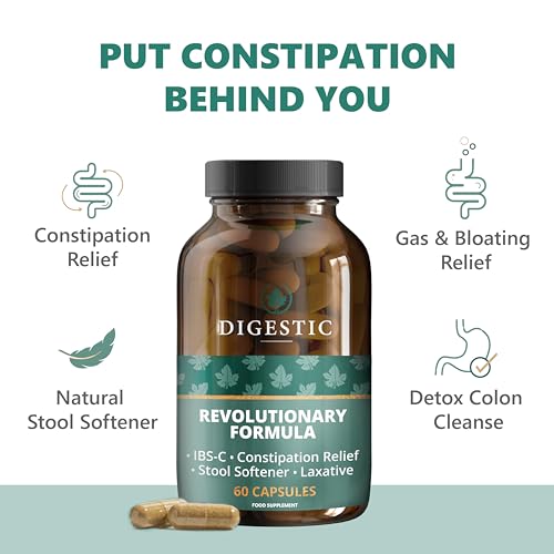 Natural Laxative for Constipation Relief - 60 Capsules