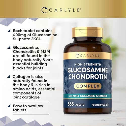 High Strength Glucosamine & Chondroitin Complex 365 Tablets