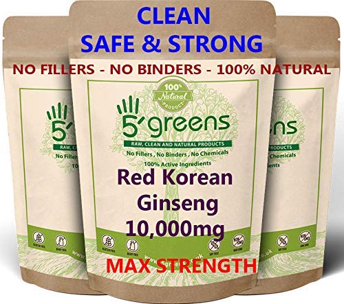 High Strength Red Korean Ginseng Capsules 10,000mg