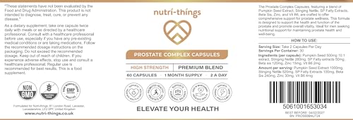 Ultra Prostate Complex with Pumpkin Seed & Nettle