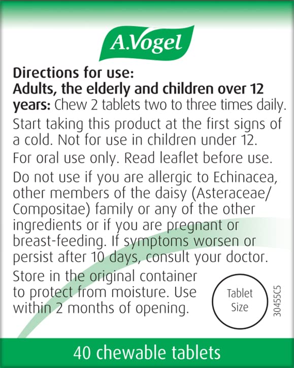 A.Vogel Echinaforce Chewable Cold & Flu Relief