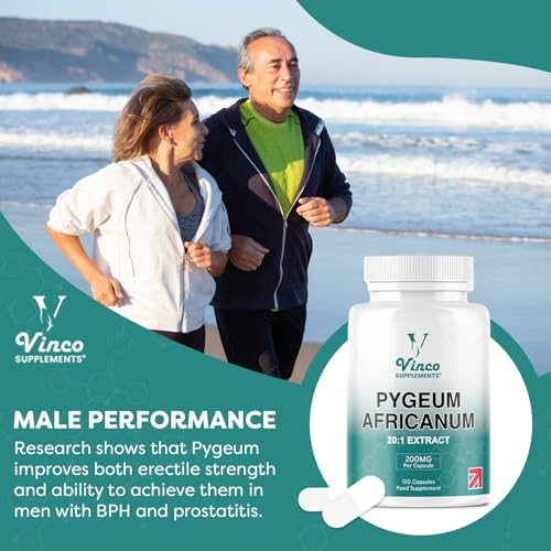 Vinco Pygeum Africanum Extract - Prostate Health Capsules