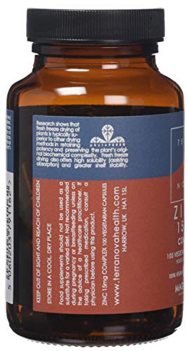 Terranova Zinc Complex 15mg - 100 Capsules