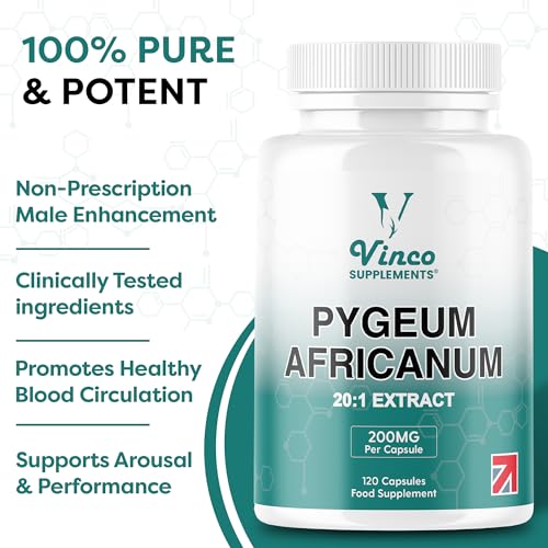 Vinco Pygeum Africanum Extract - Prostate Health Capsules