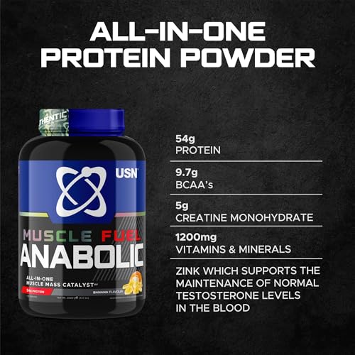 USN Muscle Fuel Anabolic Mass Gainer - Banana 2kg