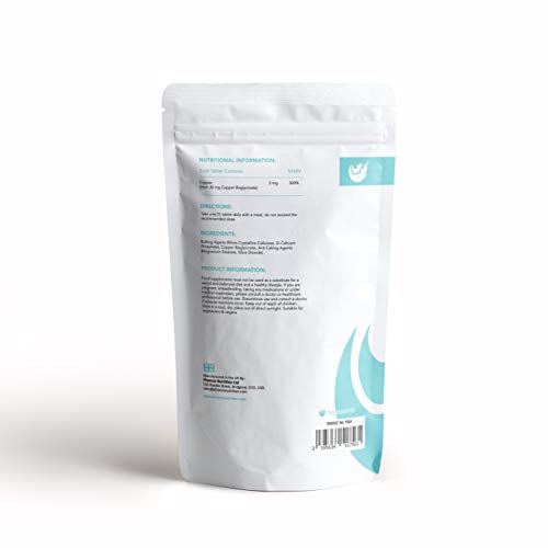 Copper Bisglycinate 3mg - 120 Tablets by Phoenix Nutrition