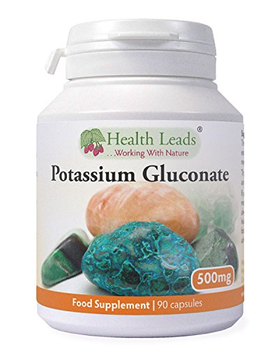 Potassium Gluconate 500mg - 90 Additive-Free Capsules