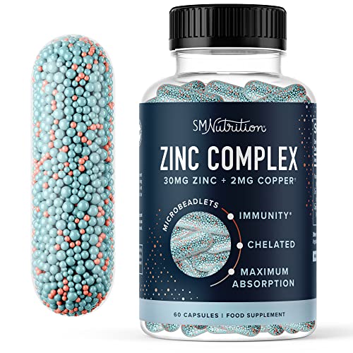 Zinc 30mg & Copper Supplement for Immune Support