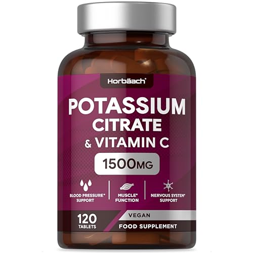 Potassium Citrate 1500mg with Vitamin C - 120 Tablets