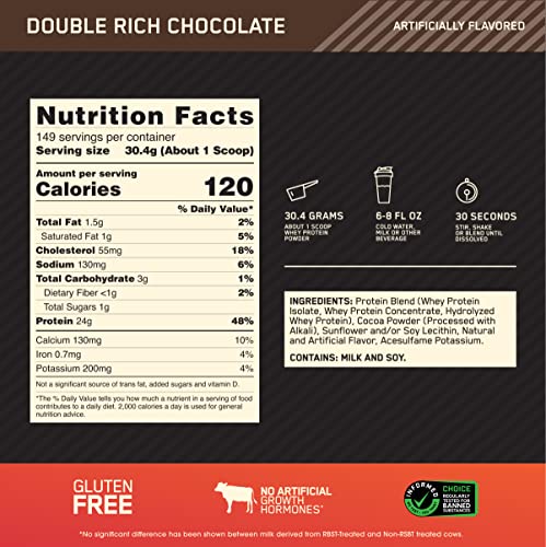Optimum Nutrition Gold Standard Whey Protein 10lb