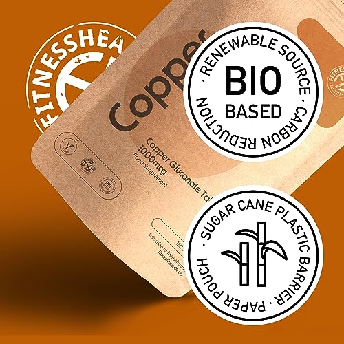 Copper 1MG Tablets for Vegans - 120 Count