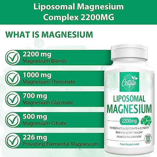 High Potency Liposomal Magnesium Complex 2200mg