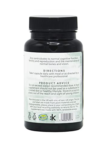 Zinc & Copper Supplement - 60 Vegan Capsules