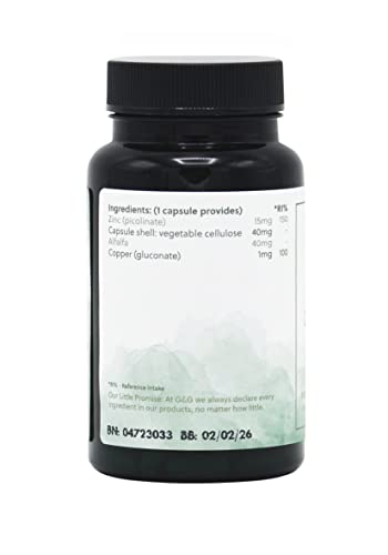 Zinc & Copper Supplement - 60 Vegan Capsules