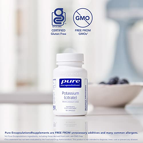 Potassium Citrate for Vascular Health - 90 Capsules