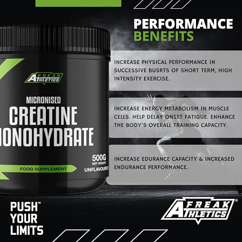 Premium Creatine Monohydrate Powder 500g Unflavoured