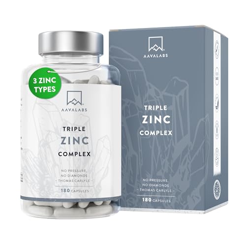 Triple Zinc 25mg with Vitamin C - 180 Tablets