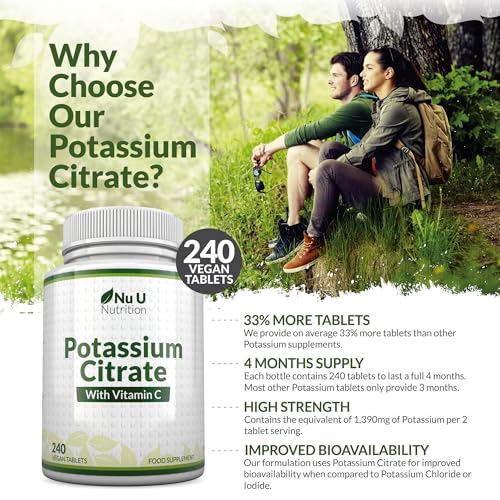 High Strength Potassium Citrate with Vitamin C