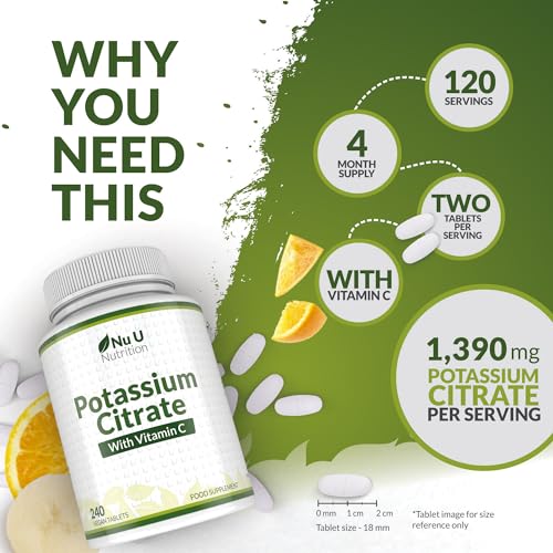 High Strength Potassium Citrate with Vitamin C