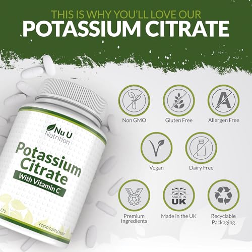 High Strength Potassium Citrate with Vitamin C