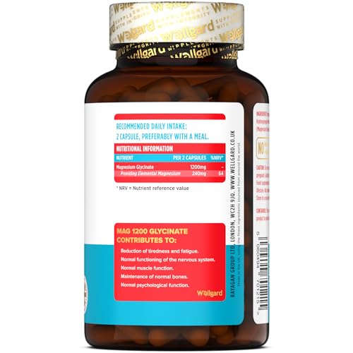 Wellgard High Strength Magnesium Glycinate 1200 mg