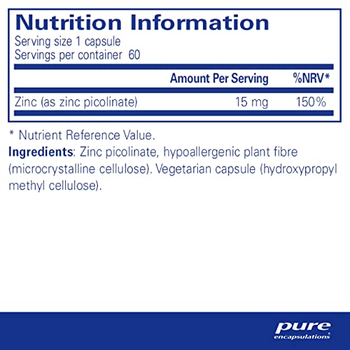 Zinc Picolinate 15mg - Immune Support Supplement