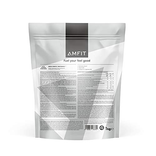 Amfit Nutrition Strawberry Whey Protein Powder, 1 kg