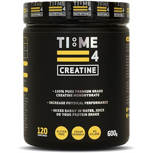 Time 4 Creatine Powder 600g - Unflavoured Micronised