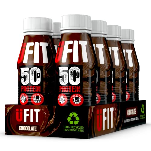 UFIT High Protein Shake - Chocolate, Sugar-Free, 8 Pack