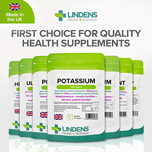 Lindens Kalium 200mg Tablets with Vitamin C