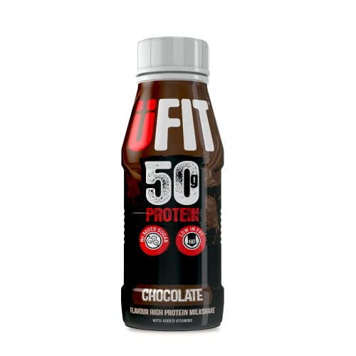 UFIT High Protein Shake - Chocolate, Sugar-Free, 8 Pack