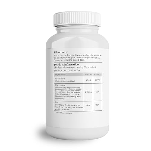 Hey Nutrition Magnesium Complex 205mg - Muscle & Energy Support