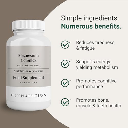 Hey Nutrition Magnesium Complex 205mg - Muscle & Energy Support