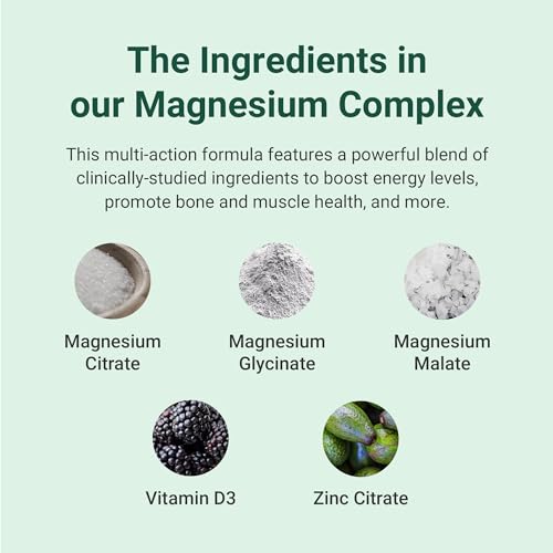 Hey Nutrition Magnesium Complex 205mg - Muscle & Energy Support