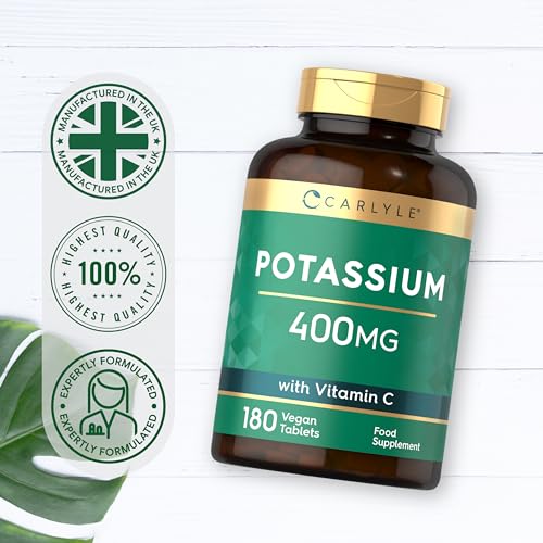 Potassium 400mg with Vitamin C 100mg - 180 Tablets