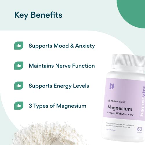 Bettervits Magnesium Complex with D3 and Zinc