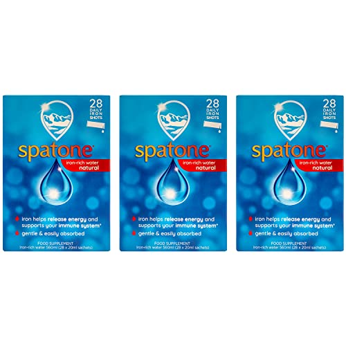 Spatone Natural Liquid Iron Supplement Sachets, 84 Pack