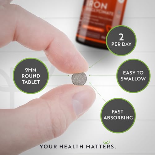 Vegan Iron Tablets 28mg - 180 Count