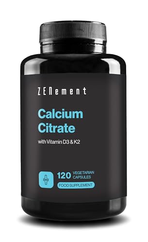 Calcium Citrate 800mg with Vitamin D3, 120 Capsules