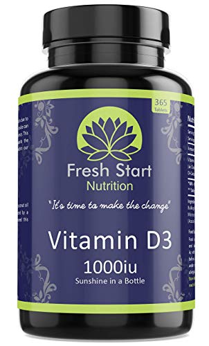 Vitamin D3 1000iu Vegetarian Tablets - 365 Count