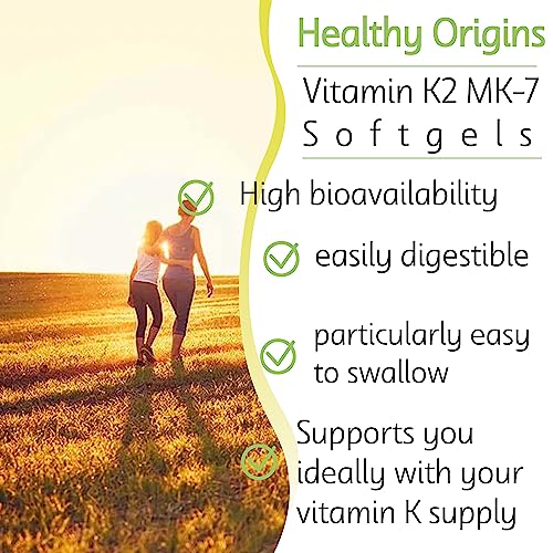 Vitamin K2 MK-7, 100 mcg, 180 Veggie Softgels