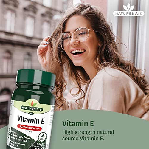Nature's Aid Vitamin E 1000 IU Softgels